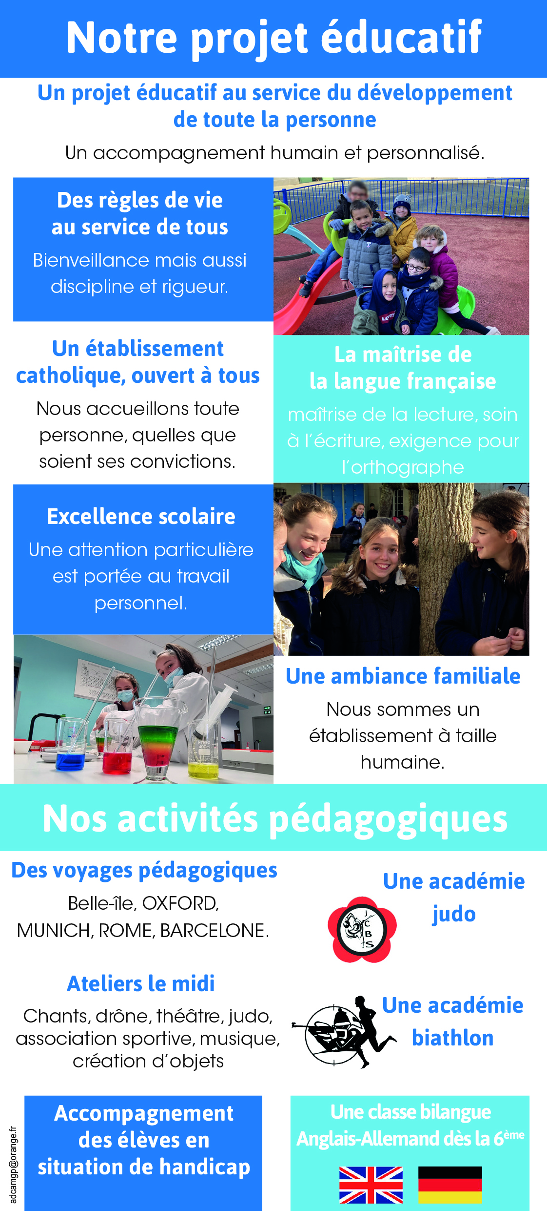 VERSO Flyer Saumur Ecole College 2024 jan 2