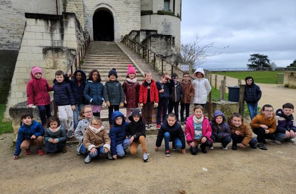 Sortie au château de Saumur de la classe de CE1.